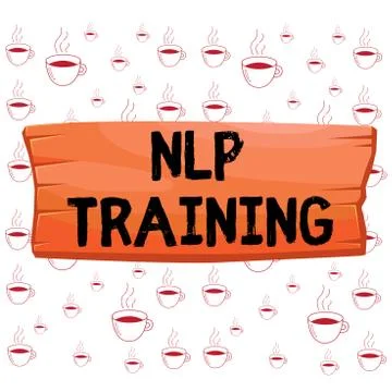 Writing note showing Nlp Training. Business photo showcasing the study of the Stock-Illustration