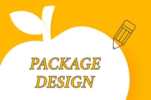 Writing note showing Package Design. Business photo showcasing Strategy in Illustration