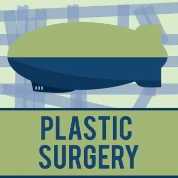 Writing note showing Plastic Surgery. Business photo showcasing Process of Stock Illustration