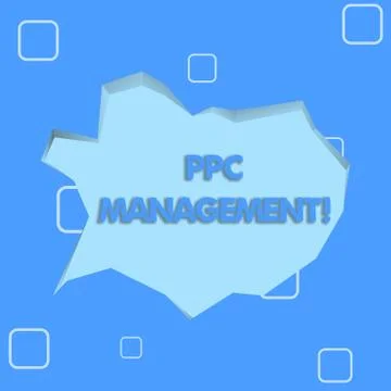 Writing note showing Ppc Management. Business photo showcasing process of Stock Illustration