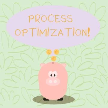 Writing note showing Process Optimization. Business photo showcasing improves 스톡 일러스트
