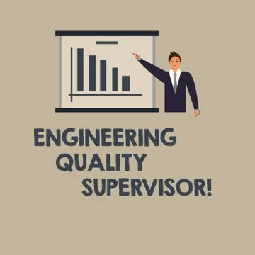 Writing note showing Production And Maintenance Supervisor. Business photo Stock Illustration