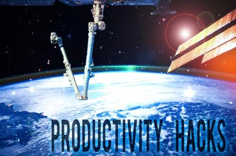 Writing note showing Productivity Hacks. Business photo showcasing tricks that Foto stock