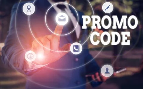 Writing note showing Promo Code. Business photo showcasing digital numbers that Stock Photos