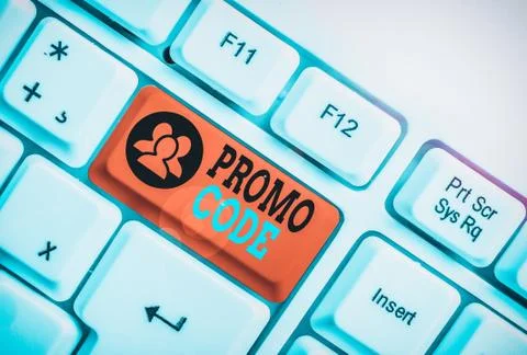 Writing note showing Promo Code. Business photo showcasing digital numbers that Stock Photos