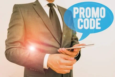 Writing note showing Promo Code. Business photo showcasing digital numbers... Stock Photos