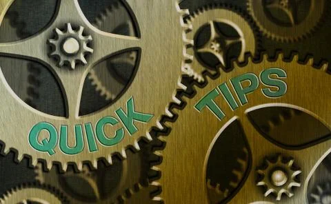 Writing note showing Quick Tips. Business photo showcasing small but Stock Illustration