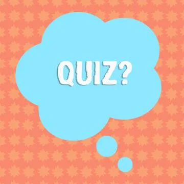 Writing note showing Quiz Question. Business photo showcasing test of knowledge Illustrazione stock