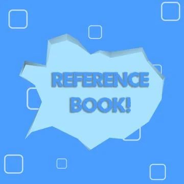 Writing note showing Reference Book. Business photo showcasing book to be Illustrazione stock