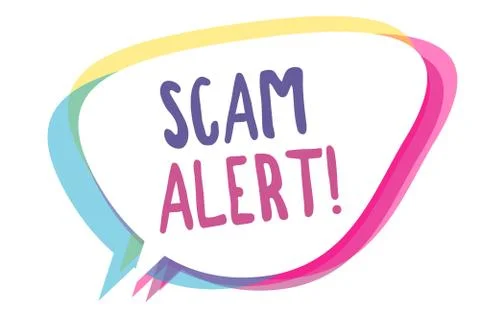 Writing note showing Scam Alert. Business photo showcasing warning someone about Stock Illustration