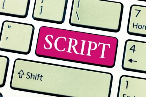 Writing note showing Script. Business photo showcasing handwriting as distinc 库存照片