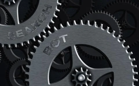 Writing note showing Search Bot. Business photo showcasing a program that runs Stock Illustration