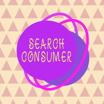 Writing note showing Search Consumer. Business photo showcasing research イラスト素材