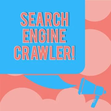 Writing note showing Search Engine Crawler. Business photo showcasing program or Illustration