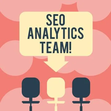 Writing note showing Seo Analytics Team. Business photo showcasing showing who イラスト素材