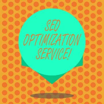 Writing note showing Seo Optimization Service. Business photo showcasing Aim to Illustrazione stock