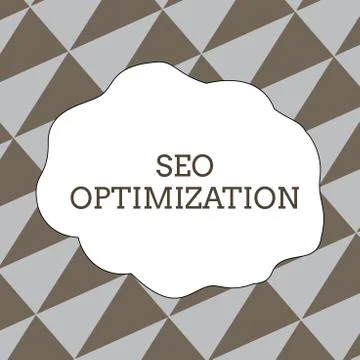 Writing note showing Seo Optimization. Business photo showcasing process of Illustrazione stock