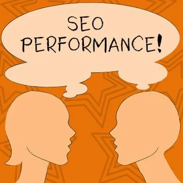 Writing note showing Seo Perforanalysisce. Business photo showcasing increase Stock Illustration