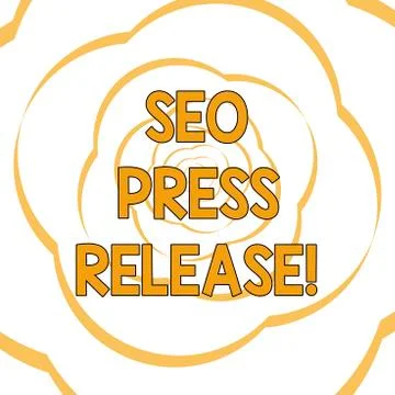 Writing note showing Seo Press Release. Business photo showcasing make sure that Stock Illustration