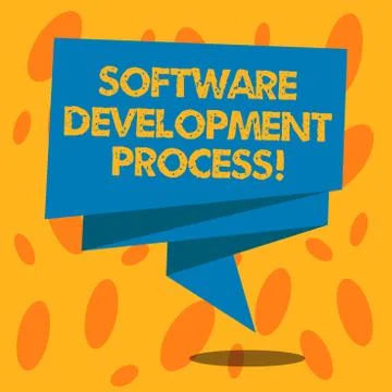 Writing note showing Software Development Process. Business photo showcasing イラスト素材