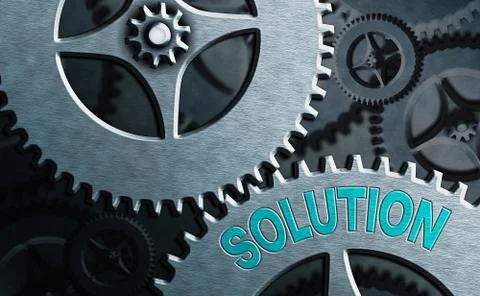 Writing note showing Solution. Business photo showcasing the ways to solve a Illustration