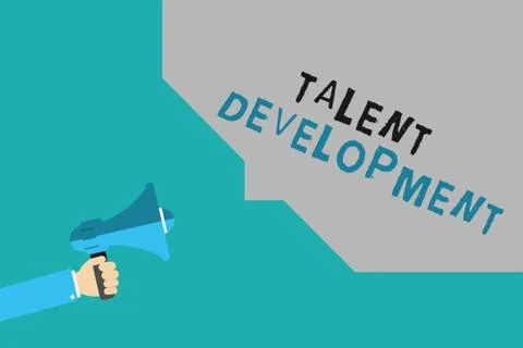 Writing note showing Talent Development. Business photo showcasing Building Ilustración de archivo