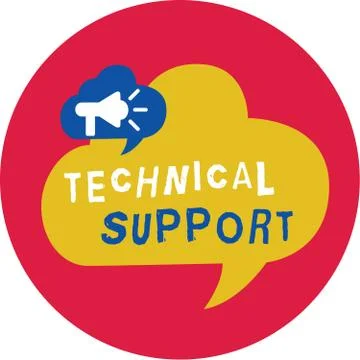 Writing note showing Technical Support. Business photo showcasing Repair and Stock Illustration