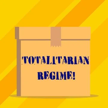 Writing note showing Totalitarian Regime. Business photo showcasing mode of Stock Illustration