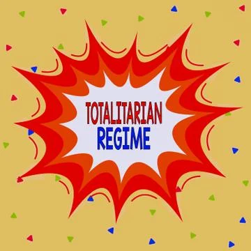 Writing note showing Totalitarian Regime. Business photo showcasing mode of Stock Illustration