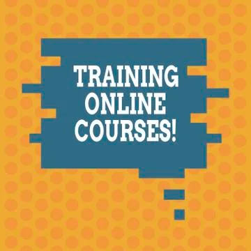 Writing note showing Training Online Courses. Business photo showcasing deliver Illustrazione stock
