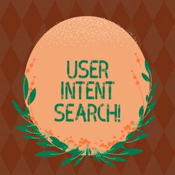 Writing note showing User Intent Search. Business photo showcasing what Stock-Illustration