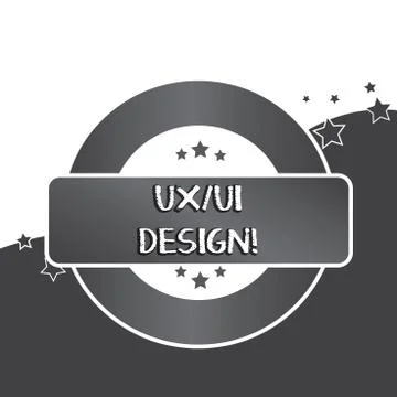 Writing note showing Ux Or Ui Design. Business photo showcasing two different 스톡 일러스트