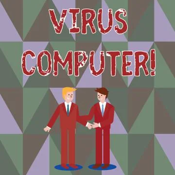 Writing note showing Virus Computer. Business photo showcasing Malicious Illustrazione stock