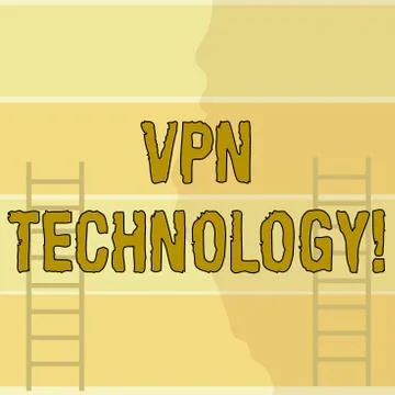 Writing note showing Vpn Technology. Business photo showcasing programming that Stock Illustration