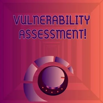 Writing note showing Vulnerability Assessment. Business photo showcasing defi 스톡 일러스트