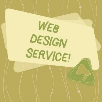 Writing note showing Web Design Service. Business photo showcasing development イラスト素材