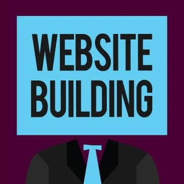 Writing note showing Website Building. Business photo showcasing tools that イラスト素材