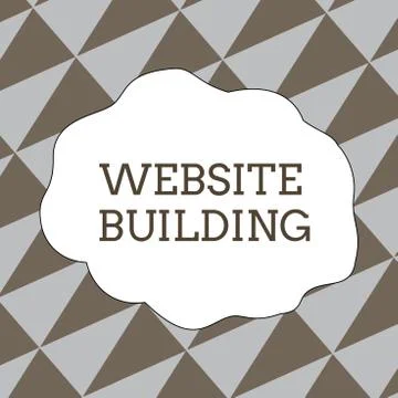 Writing note showing Website Building. Business photo showcasing tools that イラスト素材