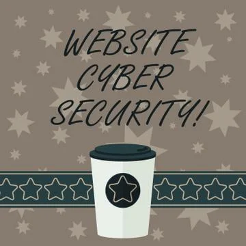 Writing note showing Website Cyber Security. Business photo showcasing イラスト素材