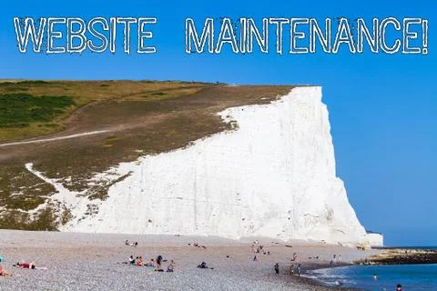Writing note showing Website Maintenance. Business photo showcasing act of Stock-Fotos