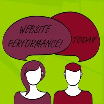 Writing note showing Website Perforanalysisce. Business photo showcasing meas Stock Illustration