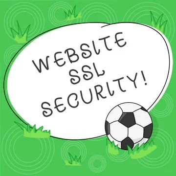 Writing note showing Website Ssl Security. Business photo showcasing encrypted Stock Illustration