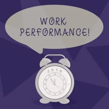 Writing note showing Work Perforanalysisce. Business photo showcasing Find the Illustrazione stock