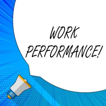 Writing note showing Work Perforanalysisce. Business photo showcasing Find the Stockillustratie