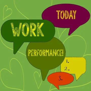 Writing note showing Work Perforanalysisce. Business photo showcasing Find the Stock Illustration