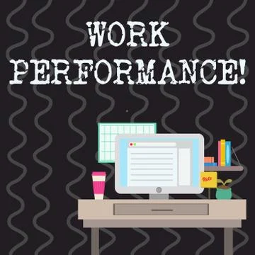 Writing note showing Work Perforanalysisce. Business photo showcasing Find the Stock Illustration
