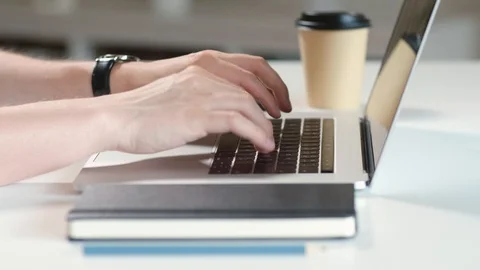 Writing on a notebook Stock Footage 94441786