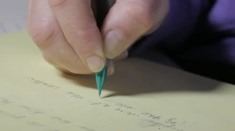 Writing notes 스톡 동영상 12639578