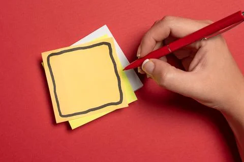 Writing Notes Important Ideas New Bulletin Board Designs Visual Aids Layout Stock Photos