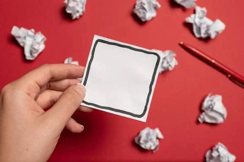 Writing Notes Important Ideas New Bulletin Board Designs Visual Aids Layou... Stockfoto's